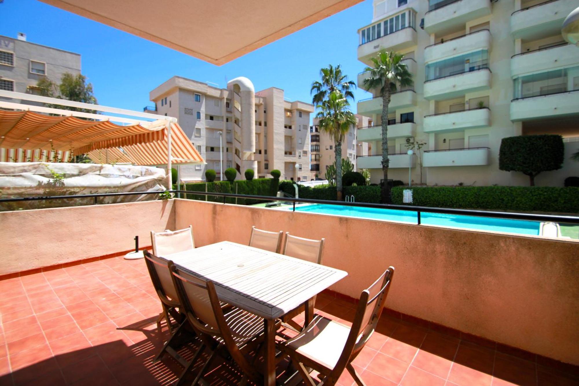 Apartamento Casaturis En Los Arenales Del Sol Ar102 Con Terraza Y Piscina Extérieur photo